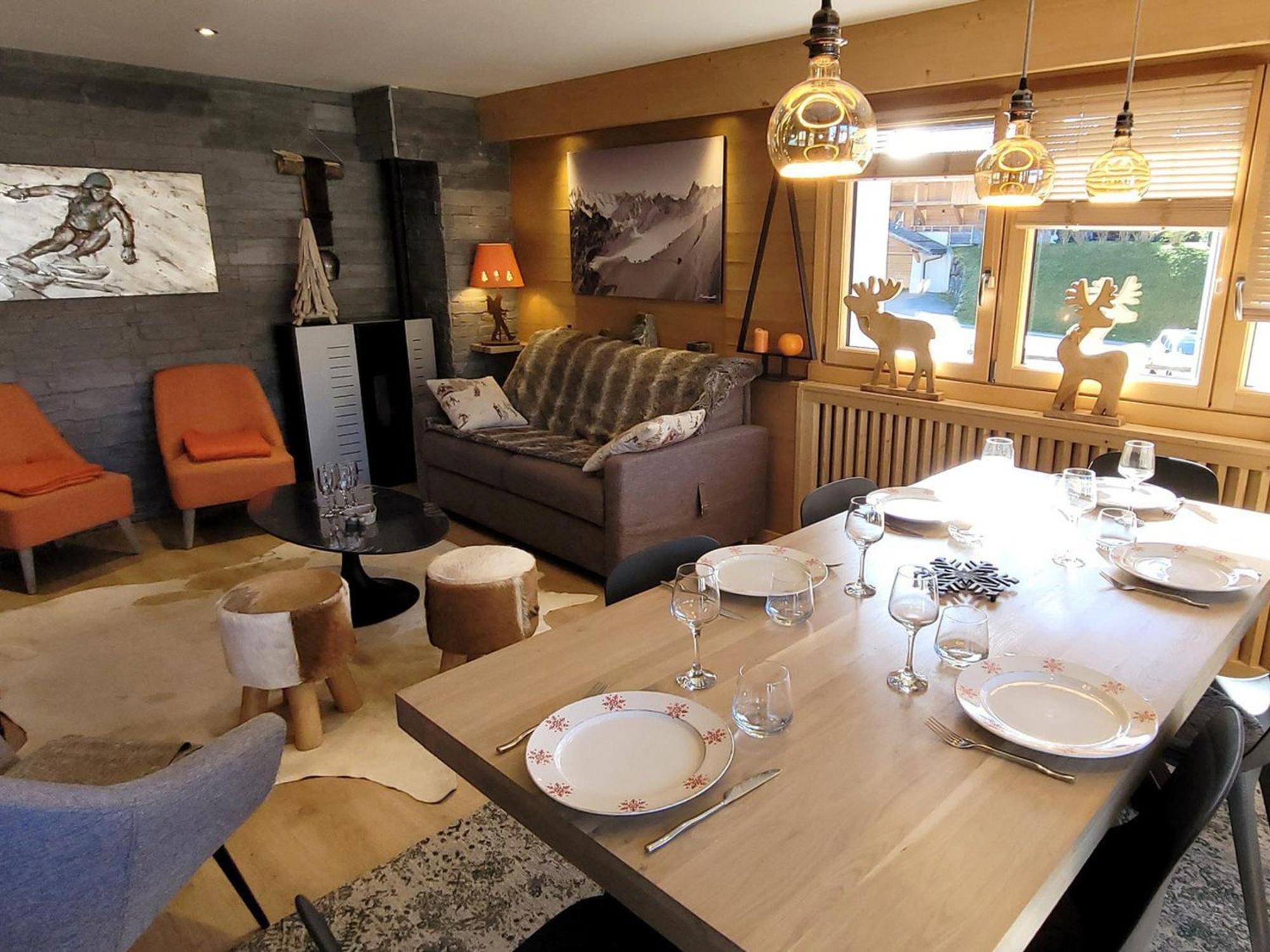 Appartement T3 Renove, Centre Les Gets, Proche Pistes, 6 Pers, Balcon, Parking, Equipements Complets - Fr-1-598-30 ภายนอก รูปภาพ